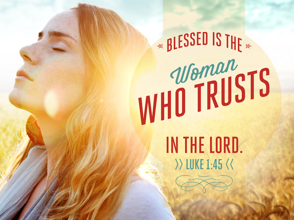 Blessed Is The Woman Who Trusts In The Lord - Beautiful Personalized S -  Jesuspirit
